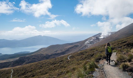 Wandelen door ‘Mordor’: de Tongariro Alpine Crossing