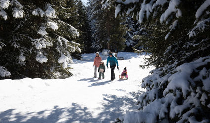 100 km winterwandelpaden in Serfaus-Fiss-Ladis