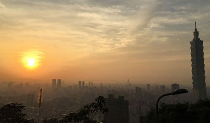 Taipei: Zonsondergang op de Elephant Mountain